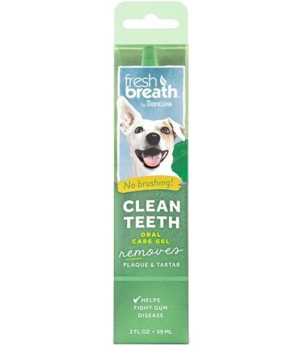 Гель для чистки зубов у собак TropiClean Fresh Breath свежее дыхание, 59мл