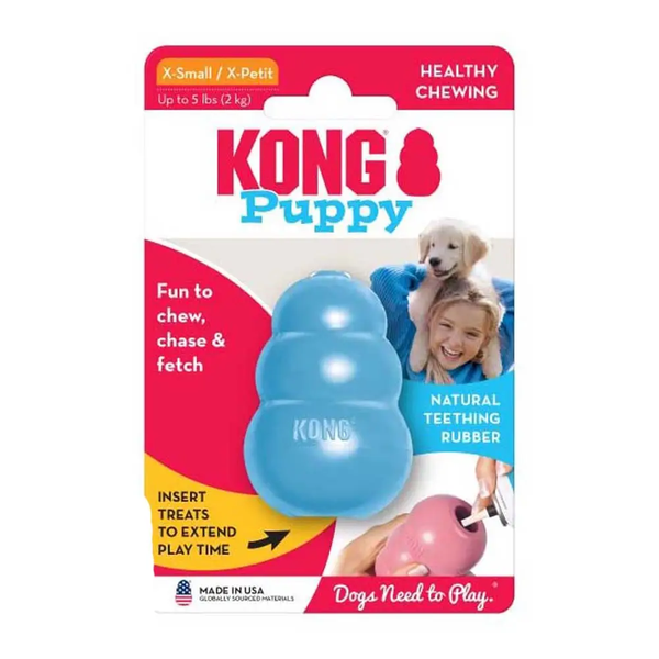 Іграшка для собак груша-годівниця Kong Puppy 3,56 x 5,72 x 3,56 см (каучук)