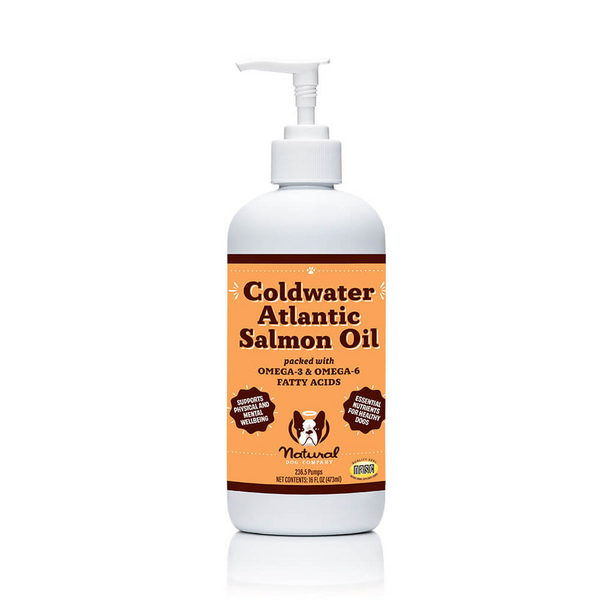 Лососевое масло Coldwater Atlantic Salmon Oil Natural Dog Company 480мл