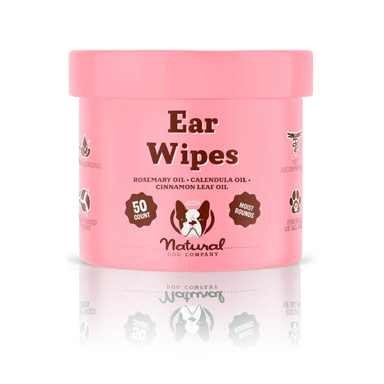 Салфетки для гигиены ушей Ear Wipes Natural Dog Company 50 шт