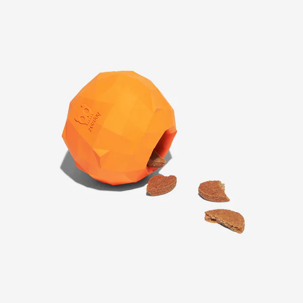 Диспенсер Игрушка для собак для лакомства Zee.Dog Super Orange