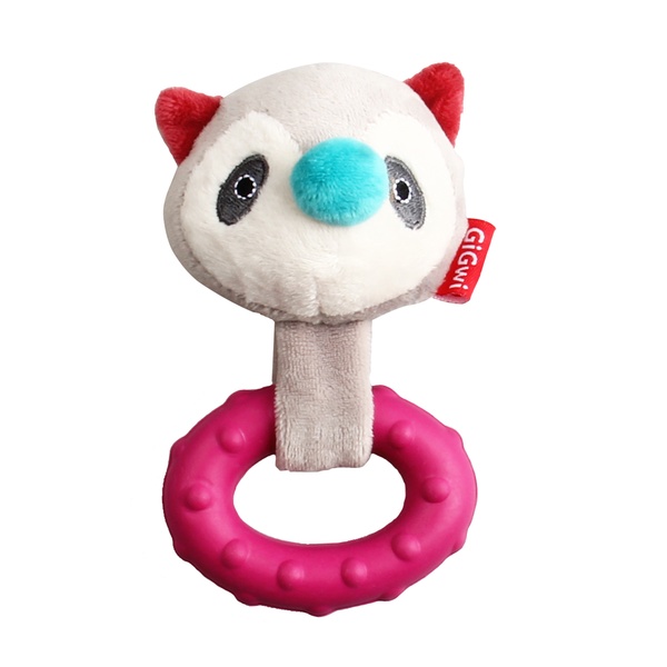 Іграшка для Собак Gigwi Suppa Puppa з Пискавкою Гумовим Кільцем 15 см