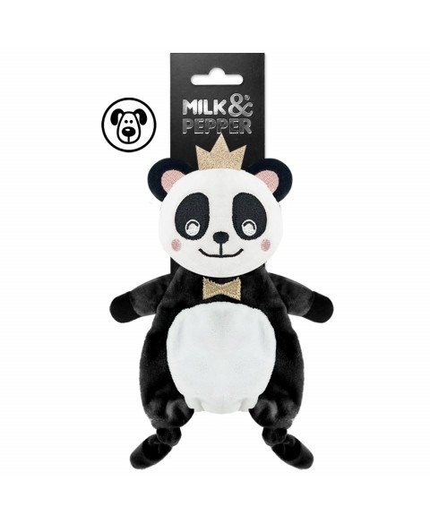 Плюшевая игрушка Milk&Pepper Tao панда с пищалкой 28см