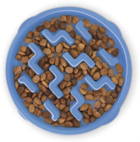 Outward Hound Миска-лабиринт для медленного поедания «Тетрис» для собак (29.2 x 5.1)