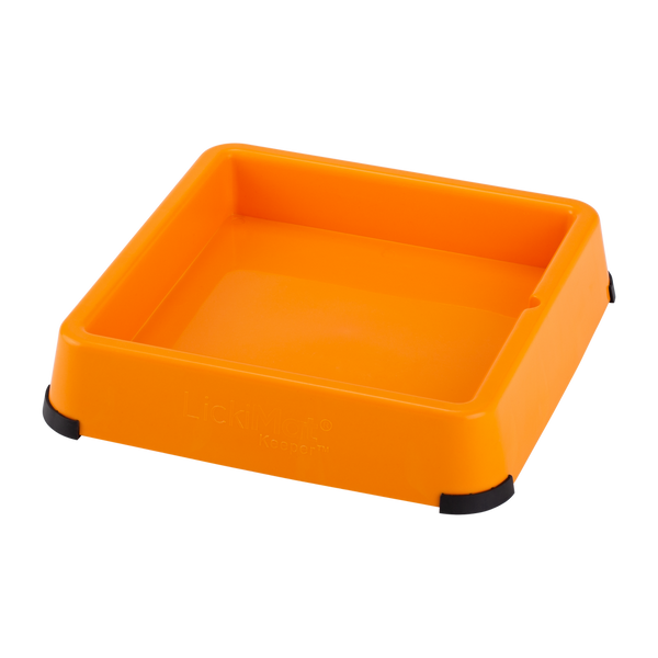 Мисочка для медленного поедания LickiMat® Keeper™ Orange