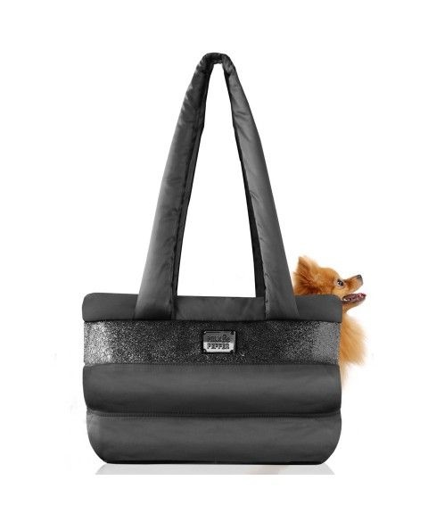 Сумка переноска для собак Milk&Pepper Capsule Bag черная Размер S (32x16x22см)